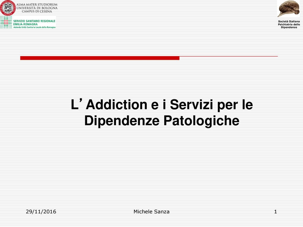 LAddiction E I Servizi Per Le Dipendenze Patologiche Ppt Scaricare